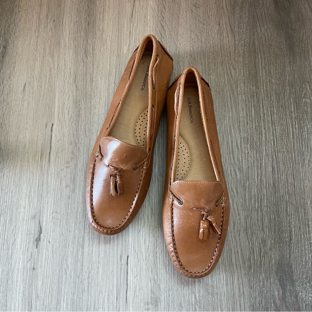 G.H. Bass & Co. Brown Leather Loafers